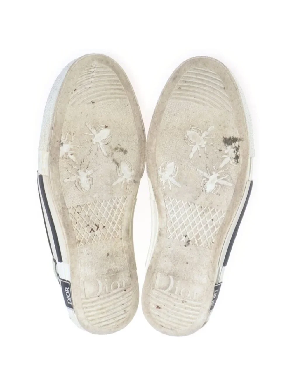 Dior Low Top Oblique Low Cut Sneakers White